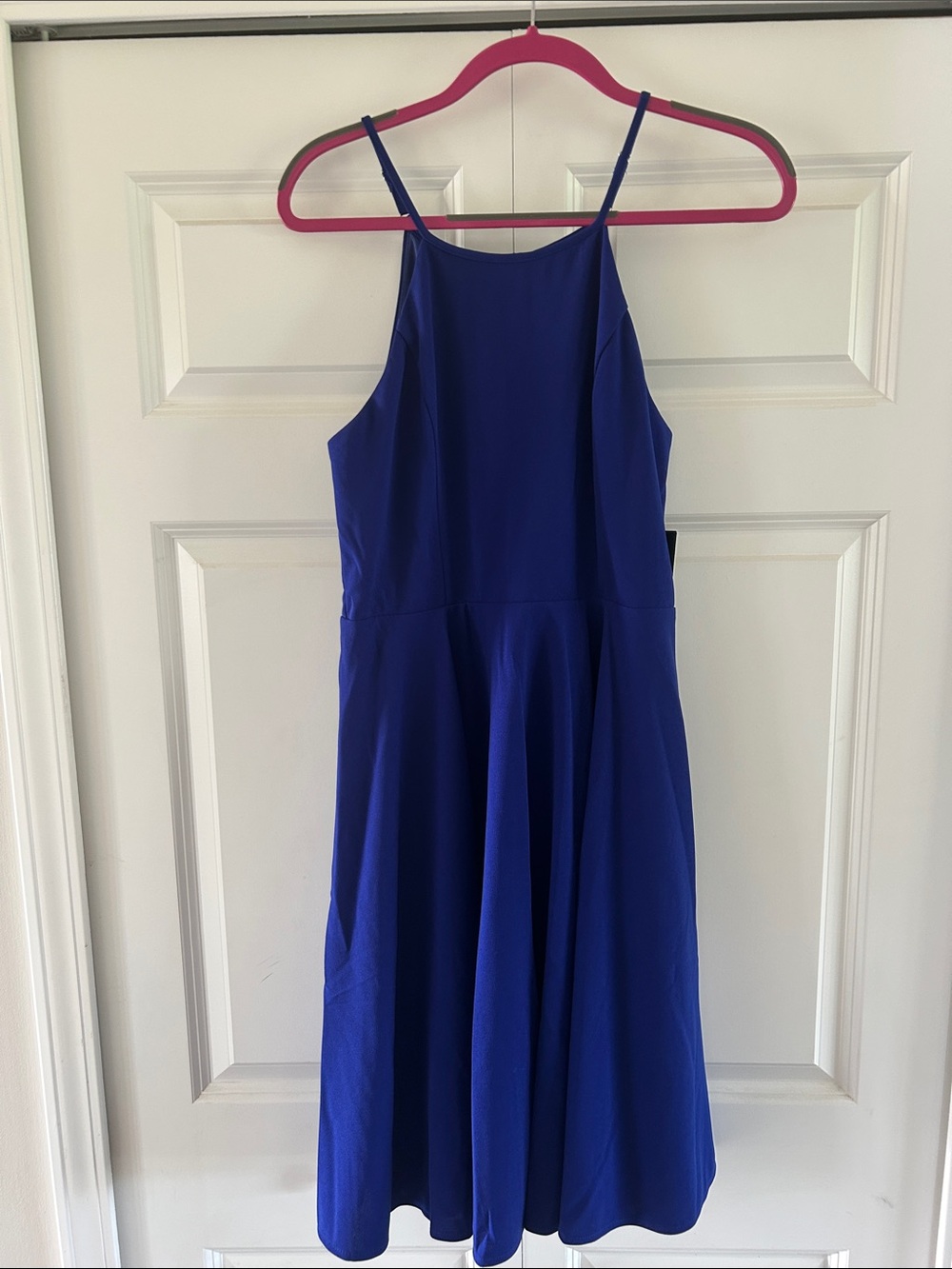 Lulu's Cobalt Blue Spaghetti Strap Dress - Large